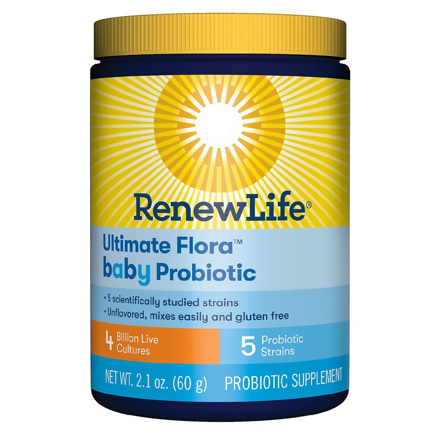  ReNew Life Flora Baby Advanced Probiotic Formula for Infants & Toddlers 