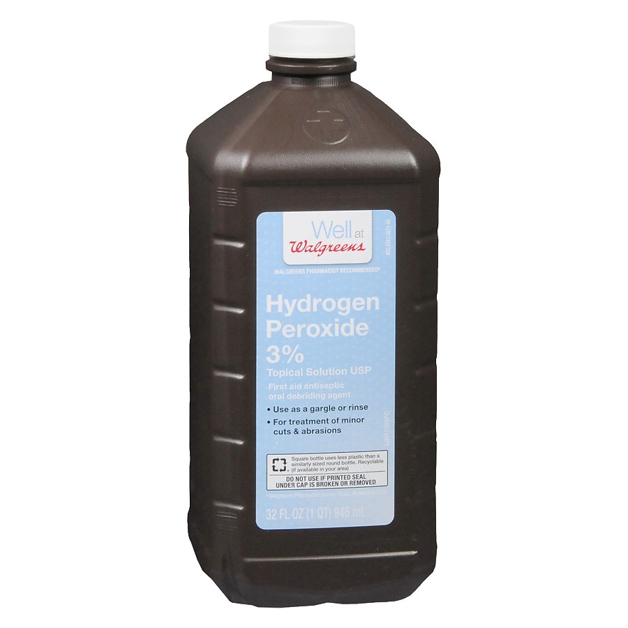 Walgreens Hydrogen Peroxide 3% Topical Solution USP ...