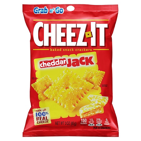 UPC 024100203628 product image for Cheez-It Baked Snack Cheese Crackers Cheddar Jack - 3.0 OZ | upcitemdb.com