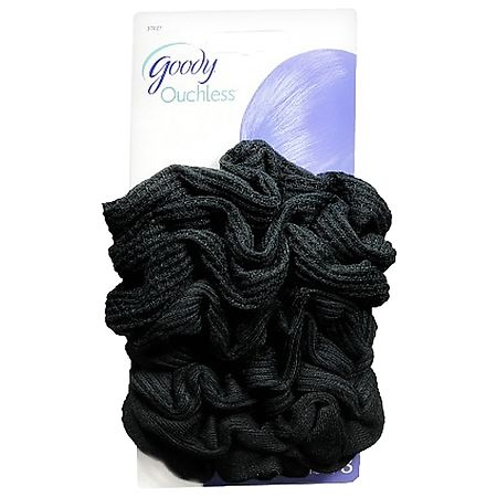 Goody Ouchless Gentle Scrunchies Black