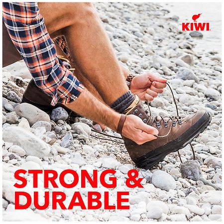 Kiwi Outdoor Round Laces, Gold/Brown 