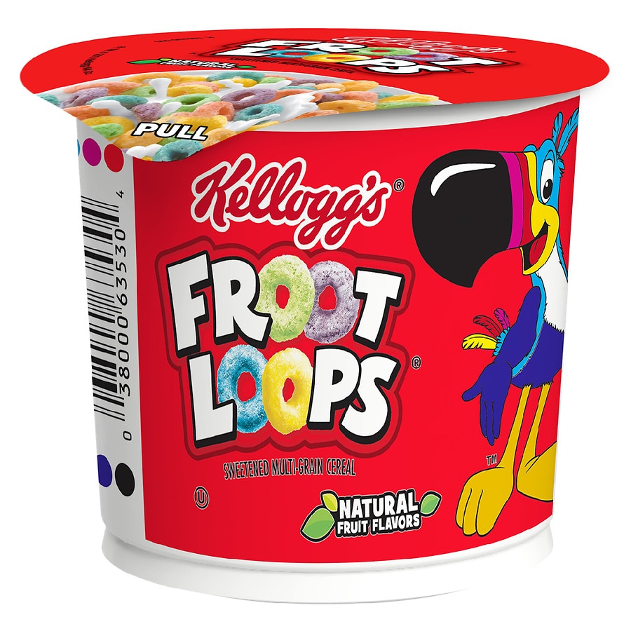  Froot Loops Breakfast Cereal in a Cup Original 