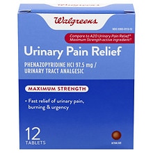 Walgreens Maximum Strength Urinary Pain Relief Tablets | Walgreens