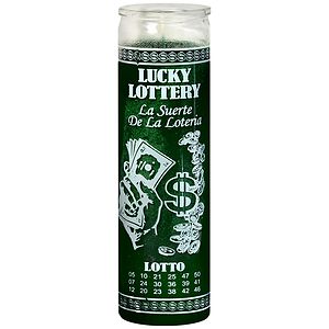 St. Jude Lucy Lottery Prayer Candle 8.25 inch