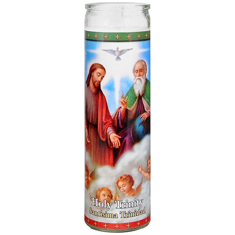 St. Jude Holy Trinity Prayer Candle 8.25 inch