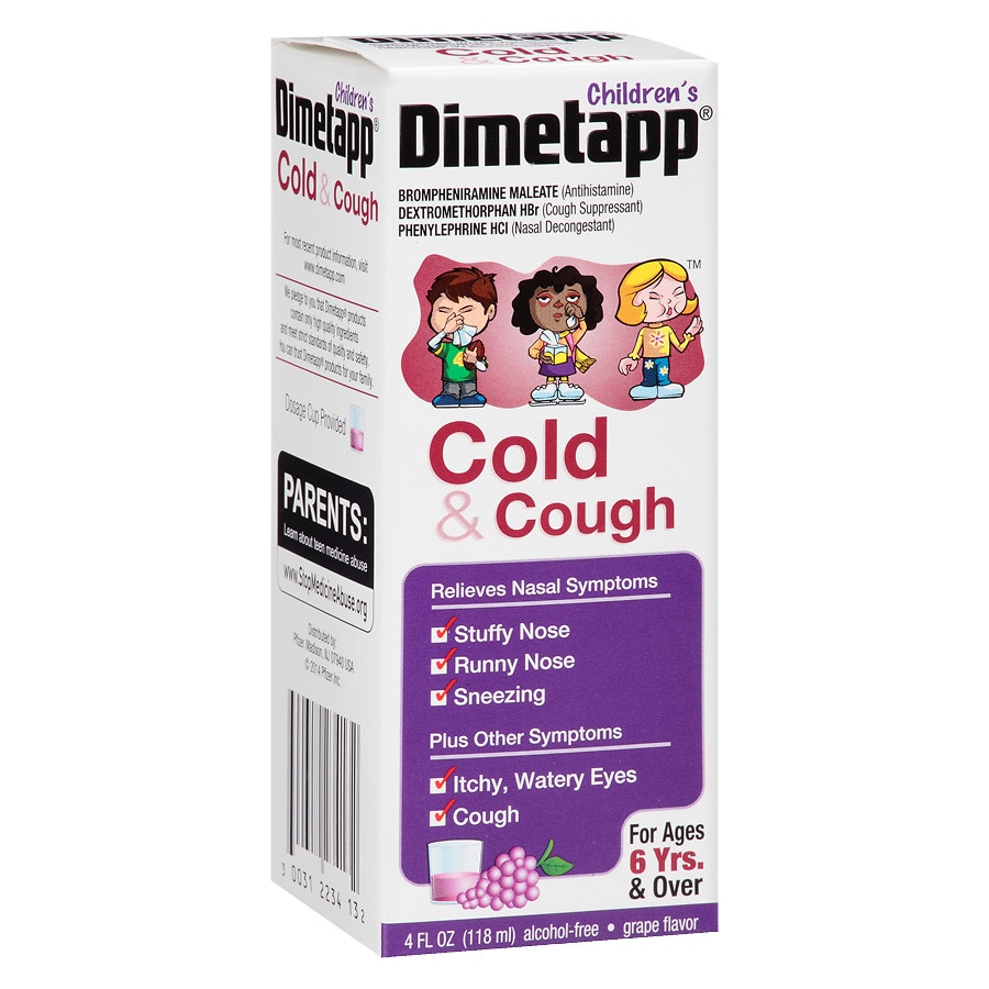 Dimetapp Children's Cold & Cough Liquid Grape