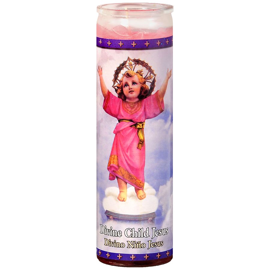 St. Jude Divine Child Jesus Prayer Candle 8.25 inch