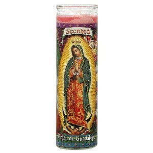 St. Jude Virgen de Guadalupe Prayer Candle 8.25 inch