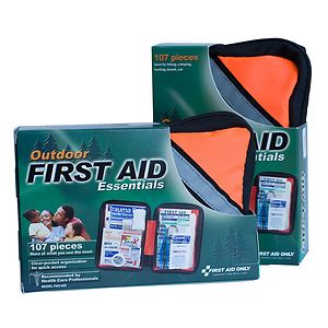 First Aid Only Outdoor First Aid Kit, Softpack, 107 Piece