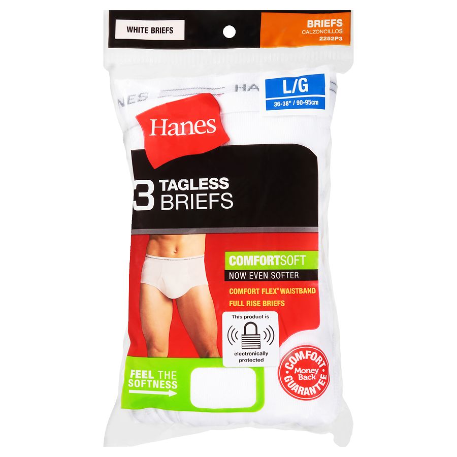 Hanes Men's Briefs Large White | Walgreens