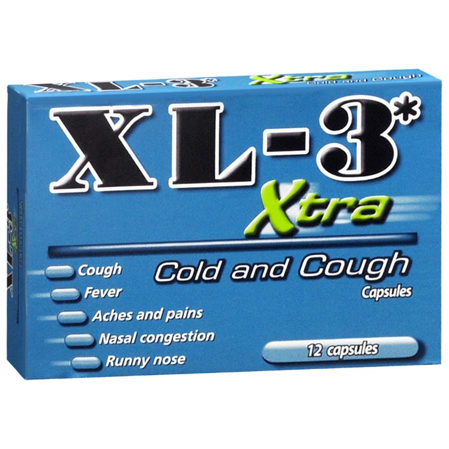 XL3 Xtra Cold and Cough Capsules Walgreens