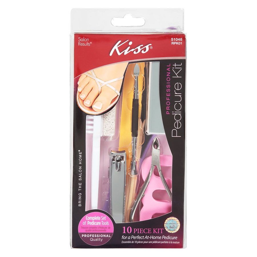  Kiss Professional Pedicure Kit 10 pc 