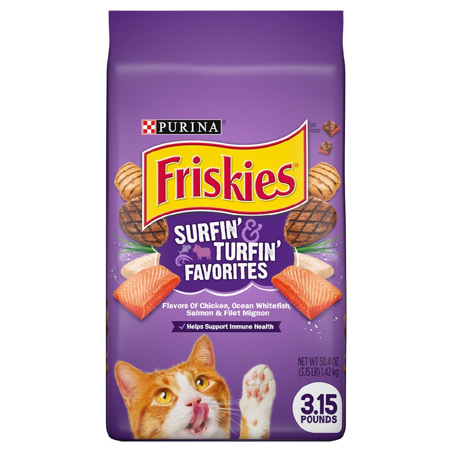 Friskies Surfin' & Turfin' Favorites Adult Dry Cat Food