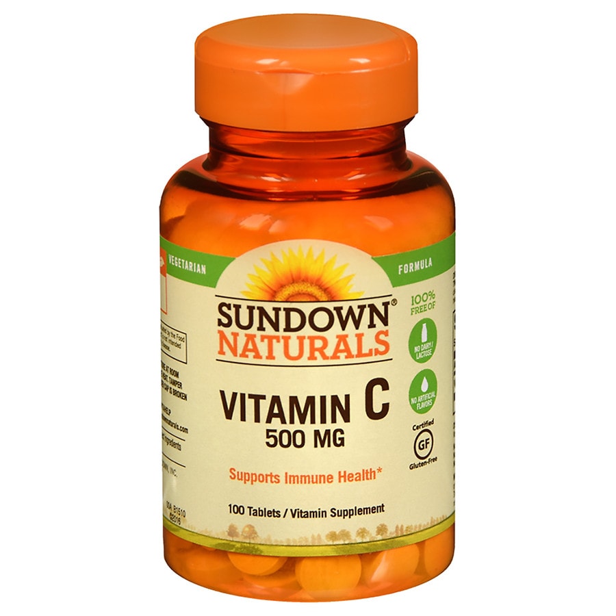 Sundown Naturals Vitamin C 500mg Tablets