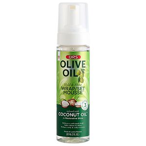 Organic Root Stimulator Olive Oil Wrap/Set Mousse