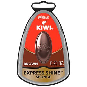 Kiwi Express Shine Instant Shoe Shine Sponge Brown