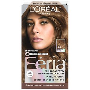 L'Oreal Paris Feria Permanent Haircolour Gel Light Brown 63
