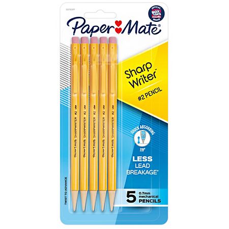 .5 mechanical pencil Walgreens Paper Sharp Mate Mechanical   Twist Writer Pencils