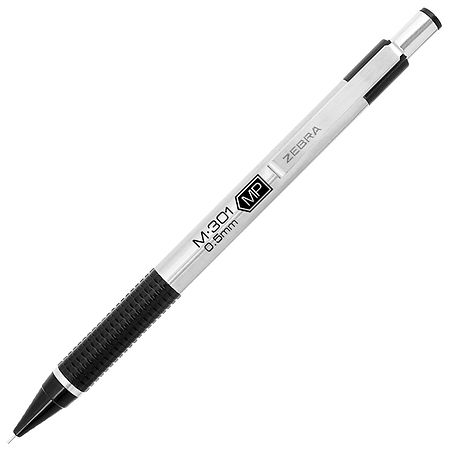 9 Zebra M-301 Stainless Steel Mechanical Pencil 0.5mm lead eraser matches F-301 