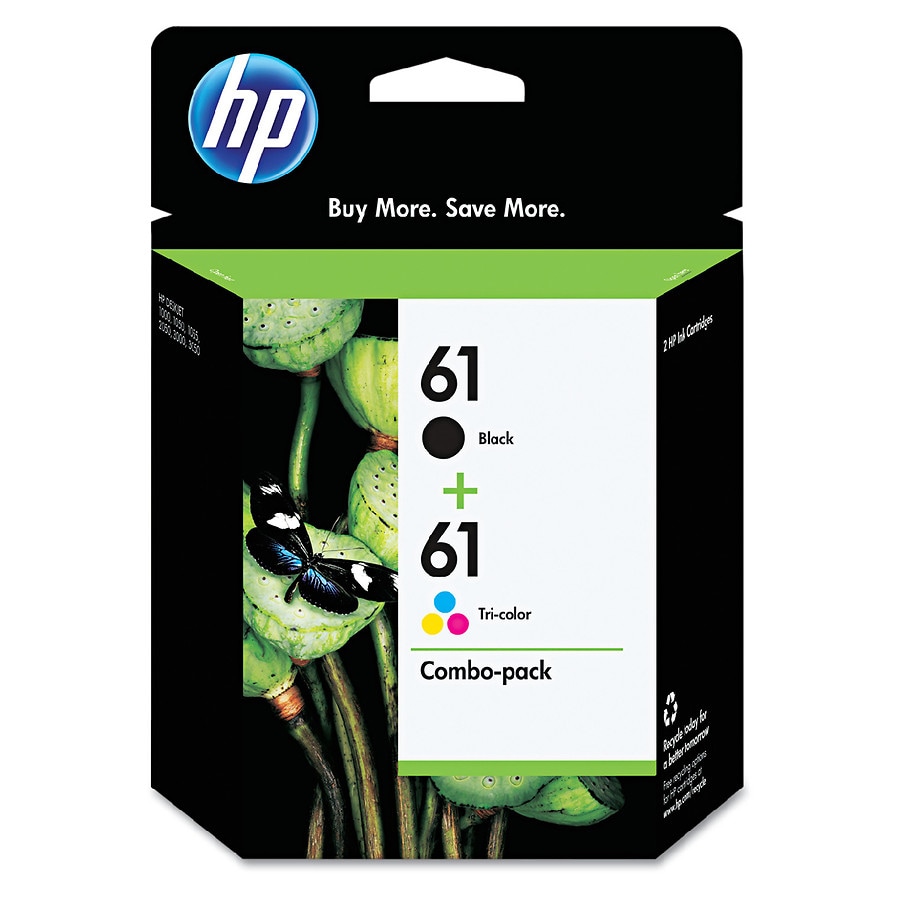 HP Ink Cartridges 61 61 Black + TriColor Walgreens