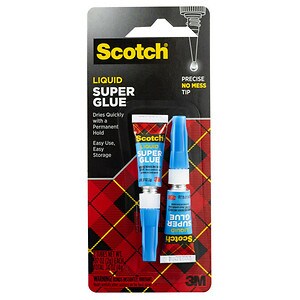 3M Scotch General Purpose Super Glue Liquid 2 Pack