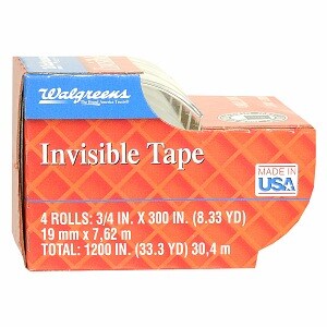 Walgreens Invisible Tape