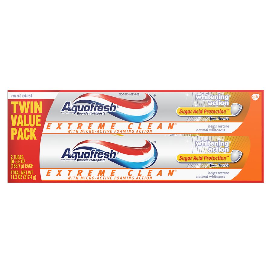 aquafresh extreme clean whitening