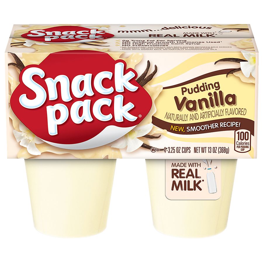 Snack Pack Vanilla Pudding Cups