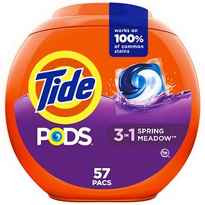 Tide Pods Laundry Detergent Pac Capsules 57 Pack