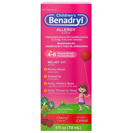 whats in benadryl allergy