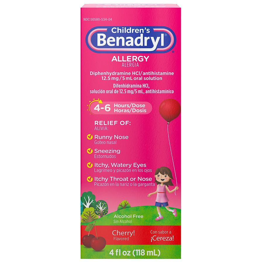 Liquid Benadryl For Cats Dosage Chart