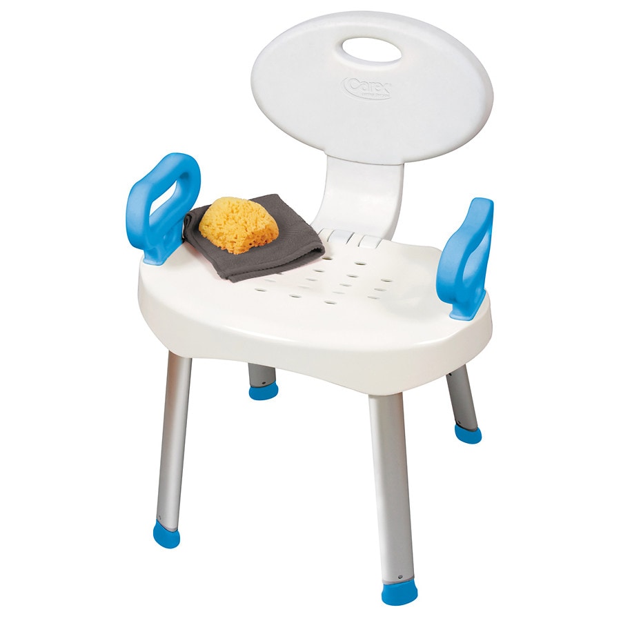 Carex E Z Bath Shower Seat With Handles Walgreens