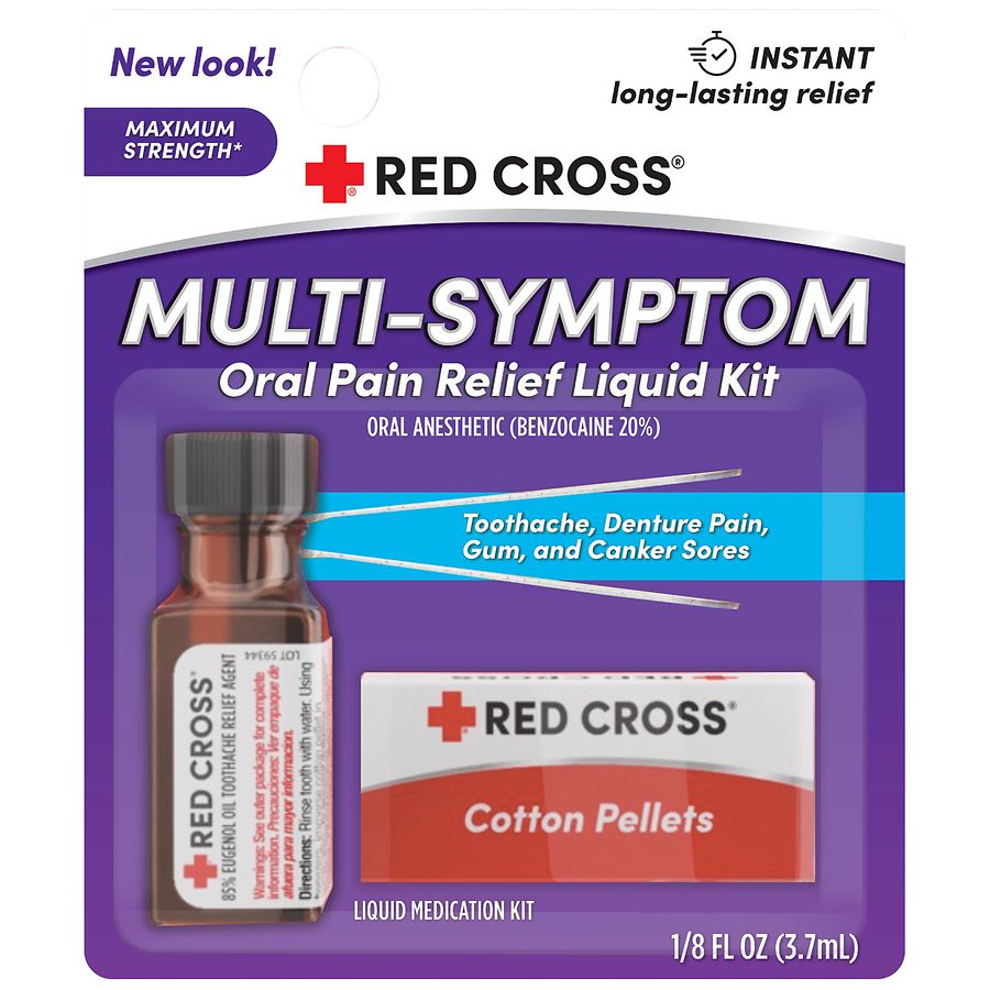 Red Cross Oral Pain Relief Complete Medication Kit Walgreens