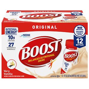 Boost Original Complete Nutritional Drink 12 Pack Very Vanilla