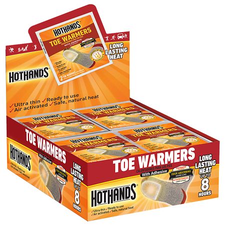 HotHands Toe Warmers Individually wrapped Packs-10 Pair 