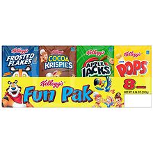 Kellogg's Fun Pak Cereals 8 Pack | Walgreens