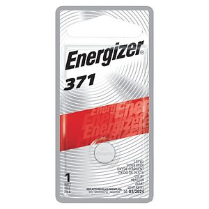 Energizer Watch/Electronic Silver Oxide Battery, 371