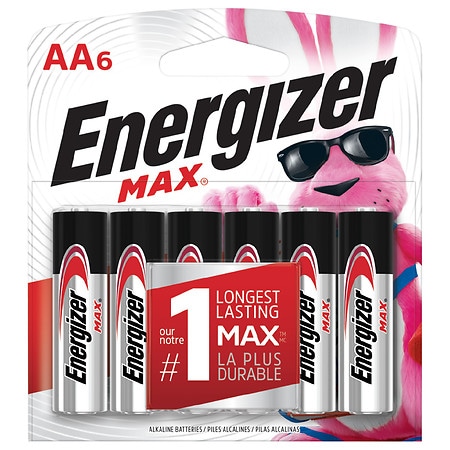 Energizer Max AA6 Batteries 6 Count