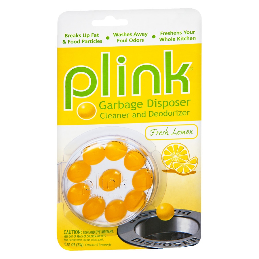 Plink Garbage Disposal Cleaner Deodorizer Fresh Lemon