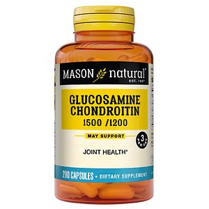 Mason Natural Glucosamine Chondroitin 1500/1200, Double Strength, Capsules