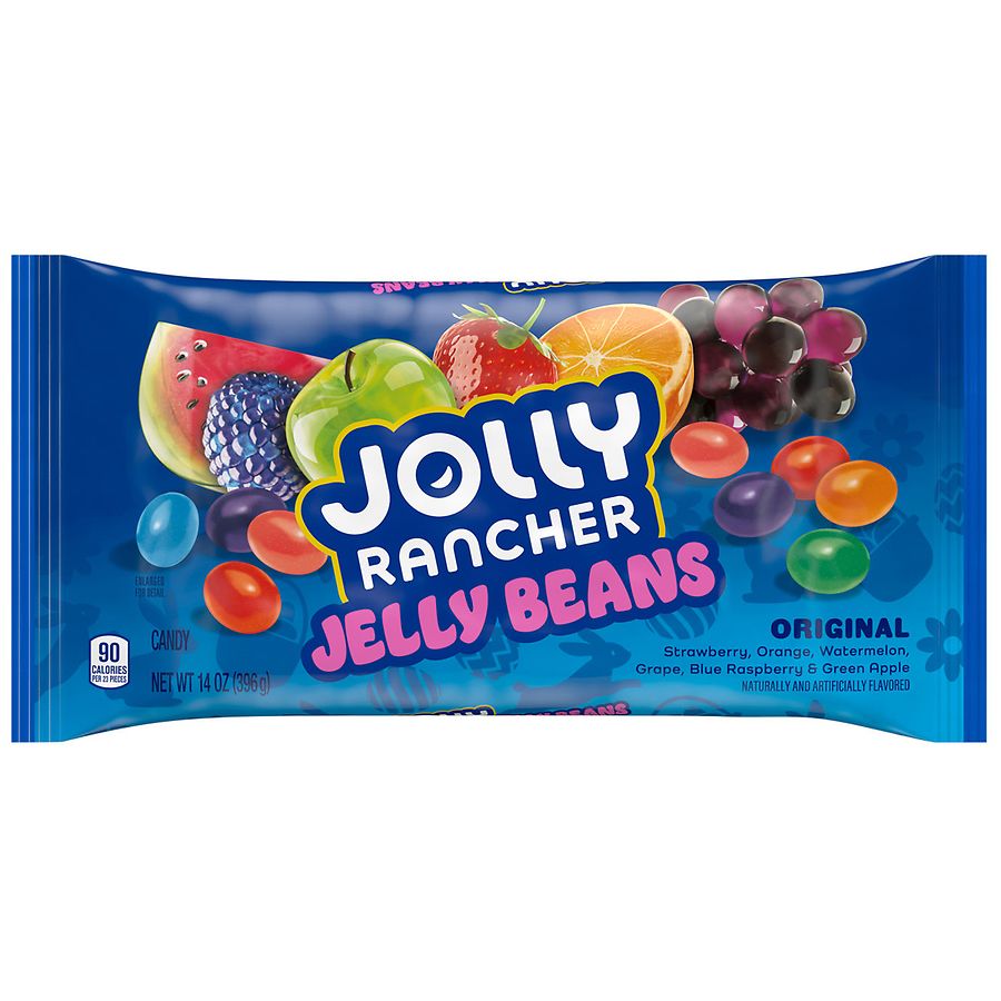 Jolly Rancher Jelly Beans, Chewy Candy, Easter Assorted Fruit Flavored