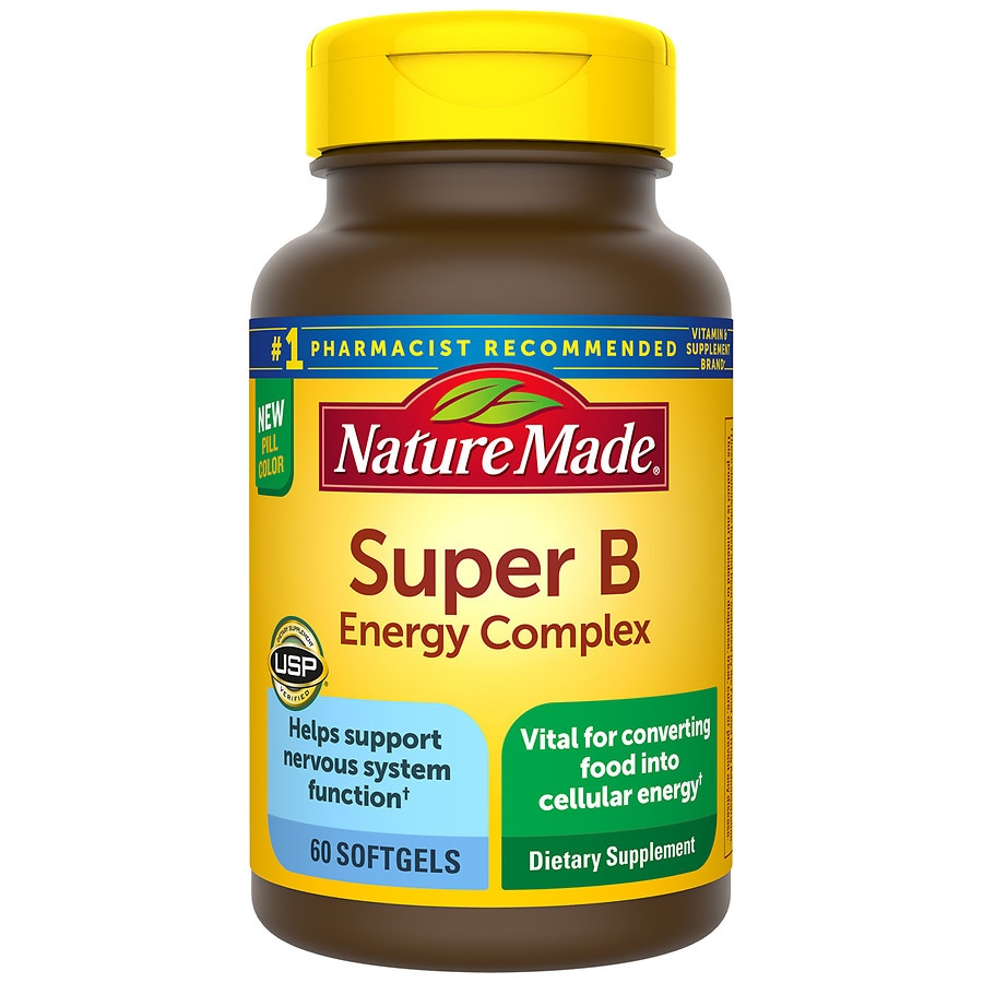 Nature Made Super B Complex Full Strength Mini, Softgels | Walgreens