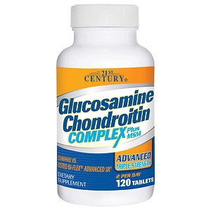 21st Century Glucosamine Chondroitin Complex Plus MSM, Triple Strength, Tablets