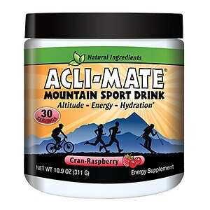 Acli-Mate Mountain Sport Drink Altitude & Energy Aid Cran-Raspberry