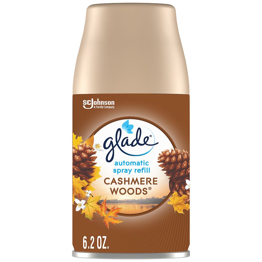 Glade Automatic Spray Refill Air Freshener Comforting Cashmere Woods Cashmere Woods