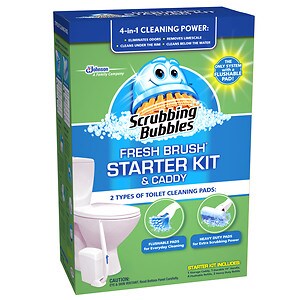 Scrubbing Bubbles Fresh Brush with Storage Unit