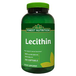 Finest Nutrition Lecithin 1200mg Softgels