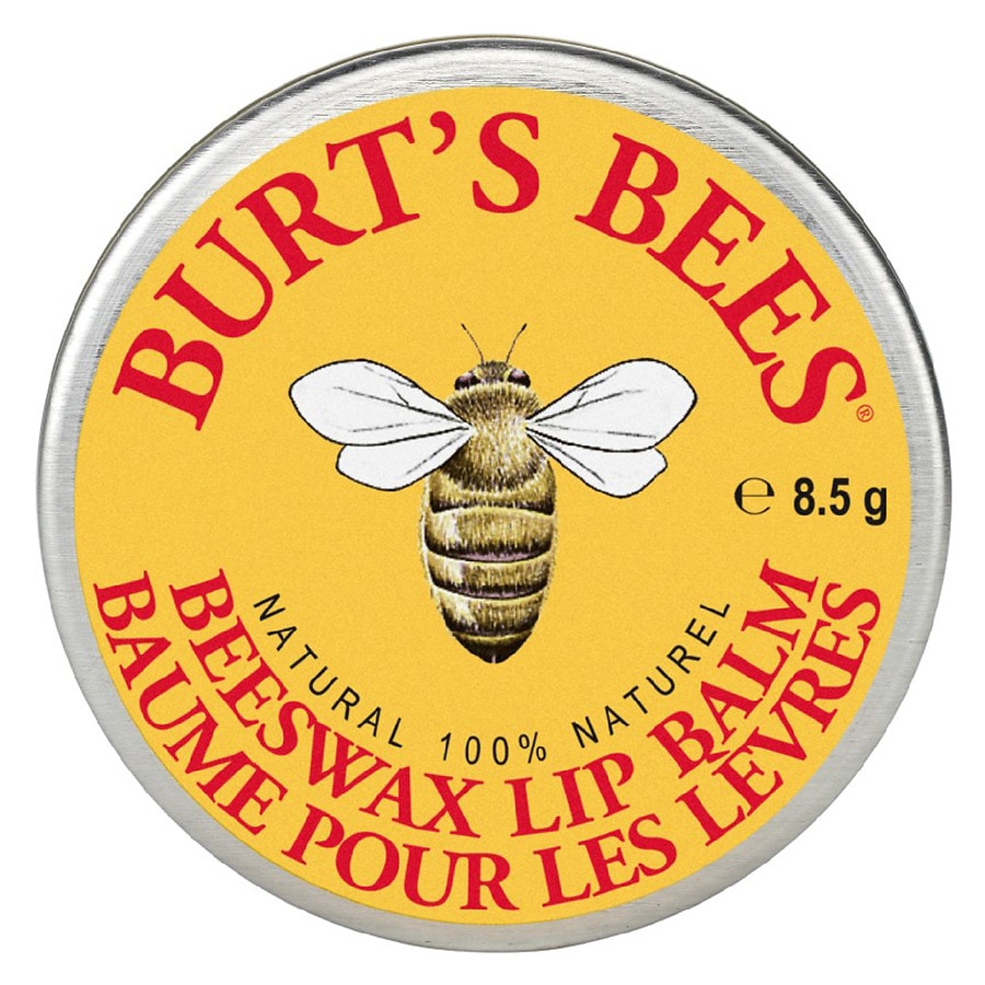  Burt's Bees Lip Balm Tin, Beeswax 