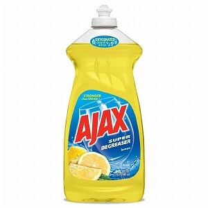 Ajax Super Degreaser Dish Liquid Soap Lemon