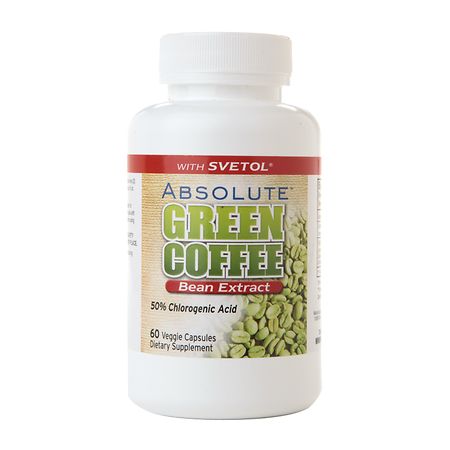 Absolute Nutrition Absolute Green Coffee Bean Extract with Svetol, Capsules